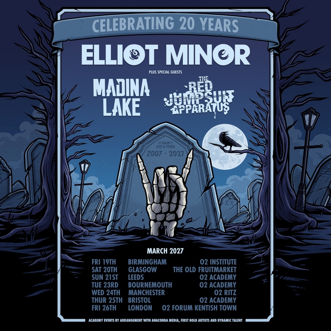 Elliot Minor + Madina Lake + Red Jumpsuit Apparatus | Celebrating 20 Years - Birmingham — event image